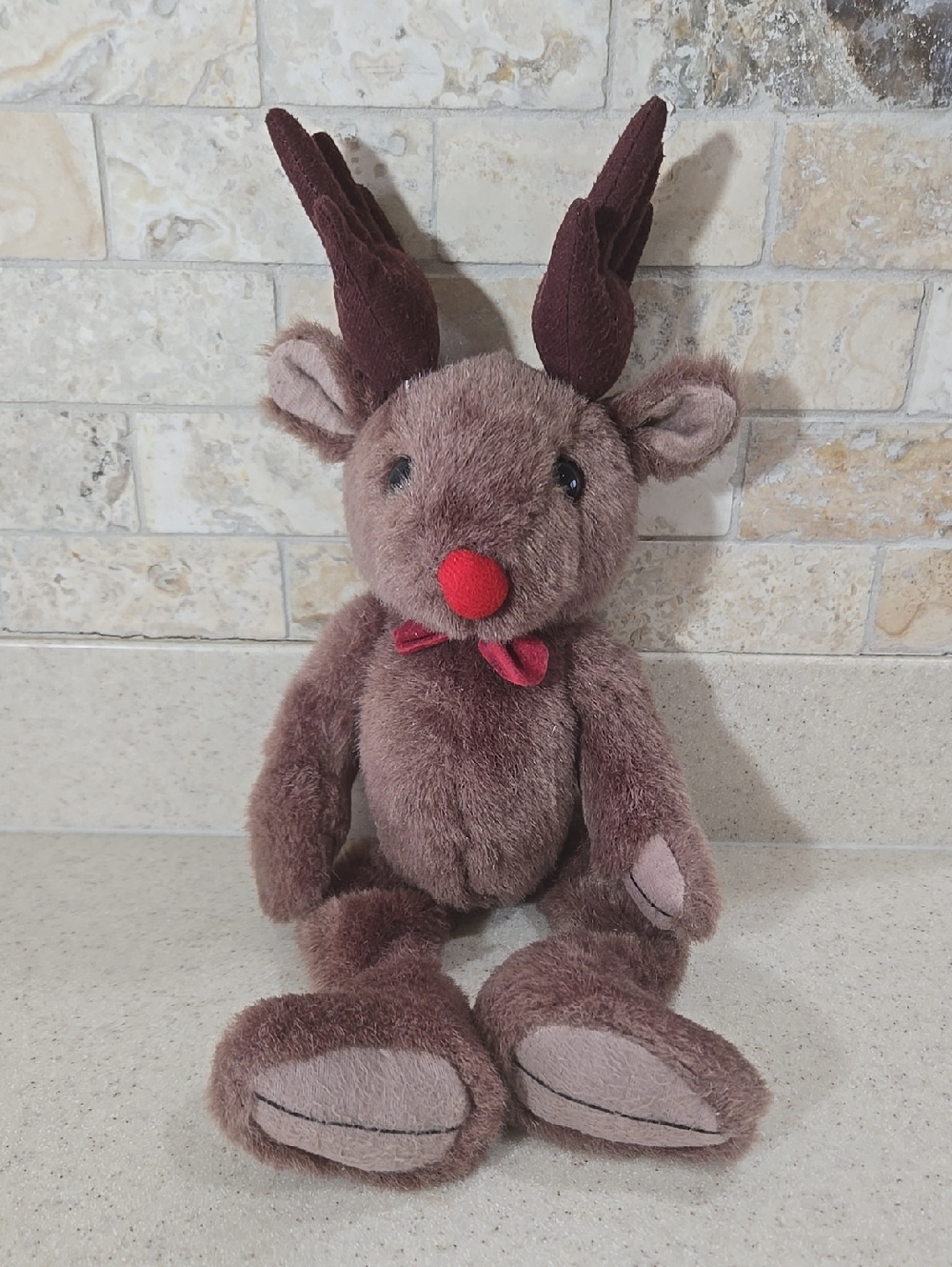 Vintage Wangs International Rudolph The Red Nosed Reindeer Plush